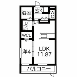 飾磨駅 徒歩10分 1階の物件間取画像